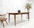 Danish American Mid-Century Modern Walnut Boat Shape Dining Table 1 Leaf For Sale - Image 11 of 12