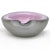 Murano Murano Vintage Pink Gray Pulegoso Bubble Layers Italian Art Glass Mid Century Bowl Vide Poche For Sale - Image 4 of 7