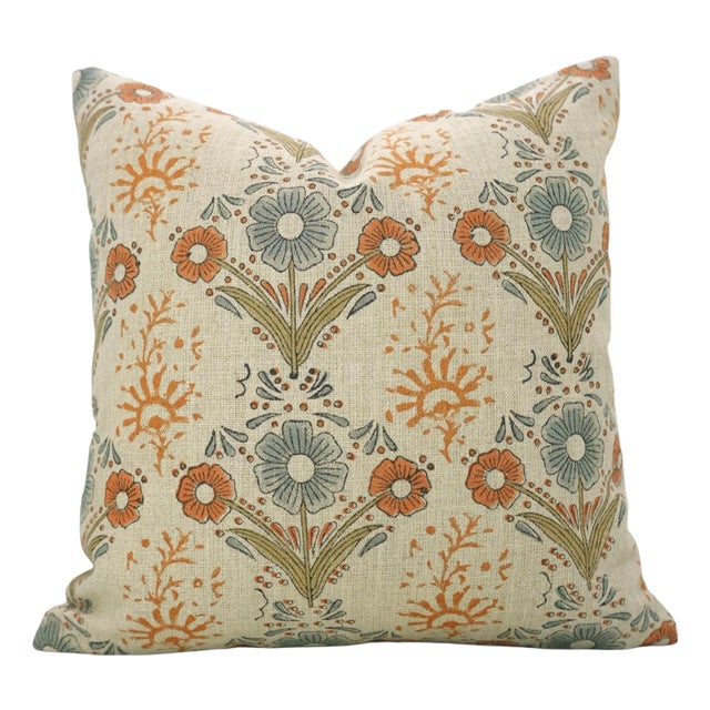 Fabdivine Linen Cushion Cover 14x14 Inch - Vanshika For Sale