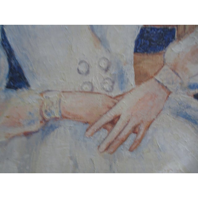 Vintage Mid Century Signed L L Scoggins Portrait of Grace Kelly For Sale In Columbia, SC - Image 6 of 11