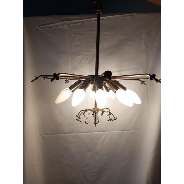 Basket Chandelier by J.T. Kalmar for Kalmar, Austria For Sale - Image 11 of 15