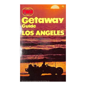 "Twa Getaway Guide Los Angeles" Book 1971 Haggart, Stanley and Porter, Darwin