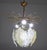 Glass 1970s Art Deco Amazing Large Size Murano Glass Clear and Orange Leaves Chandelier For Sale - Image 7 of 12