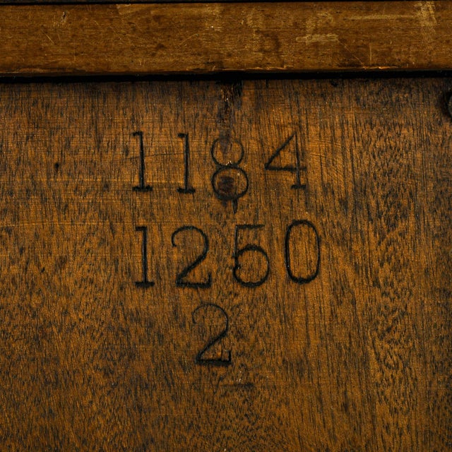 Brown James Allen & Sons Carved Oak Victorian Bedside Cabinet, English, Circa 1890 For Sale - Image 8 of 10