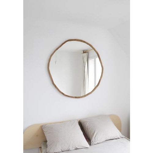 Handcrafted Maxi Ondulation Mirror by Alice Lahana Studio For Sale - Image 6 of 12