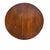 Mid-Century Modern Vintage Mid Century Bamboo and Wood Round Coffee or End Table For Sale - Image 3 of 8