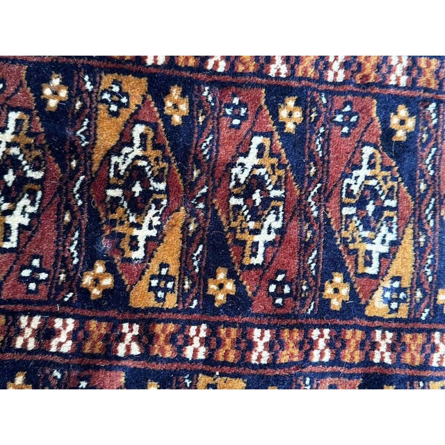 Vintage Turkmen Style Pakistani Chowal Bobyrugs Rug, 1980s For Sale - Image 16 of 18