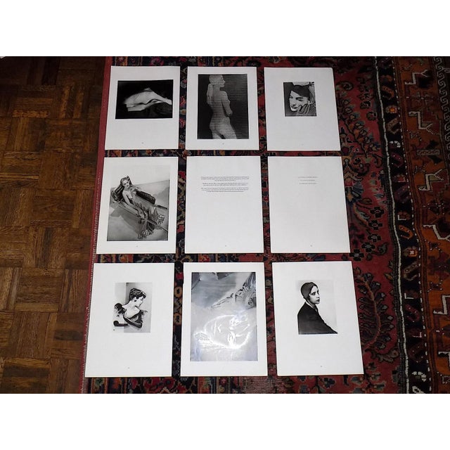 Black Vintage Man Ray Surrealist Mostly Female Nude Photographic Prints - Set of 9 For Sale - Image 8 of 8