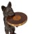 Traditional Maitland-Smith French Bulldog Accent Table For Sale - Image 3 of 4