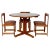 Wooden Chairs and Dining Table by Guillaumes, 1960s, Set of 3 For Sale - Image 14 of 14