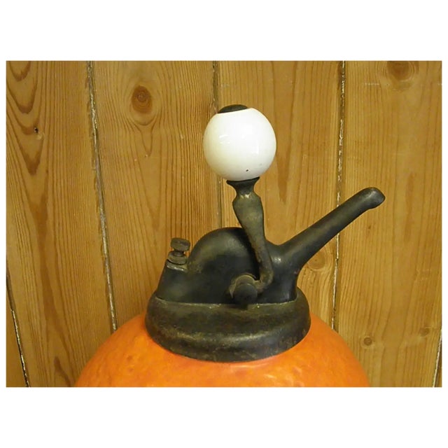 Pop Art Hard to Find 1910-20s Wards Orange Crush Syrup Dispenser For Sale - Image 3 of 18