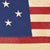 Late 20th Century Vintage Cotton Embroidered 15 Star Spangled Banner American Flag For Sale - Image 5 of 6