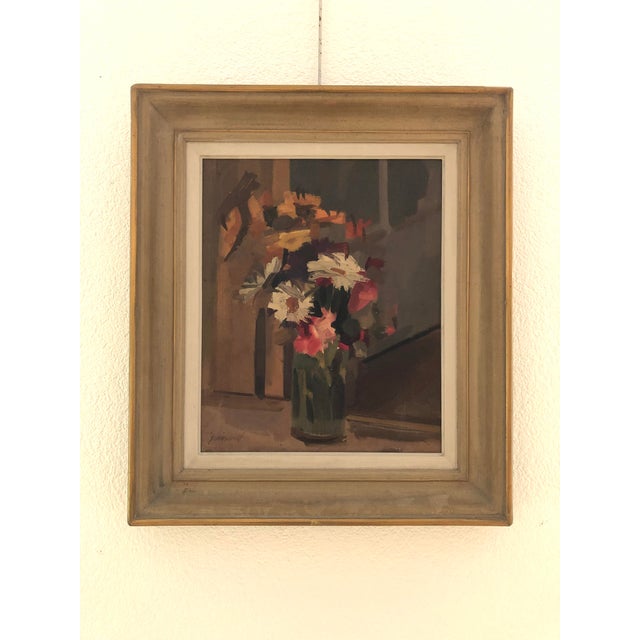 René Guinand, Bouquet de fleurs, 1950, Oil on Canvas, Framed For Sale - Image 11 of 11
