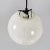 Mid-Century Italian Round White Glass Pendant, 1950s For Sale - Image 4 of 13