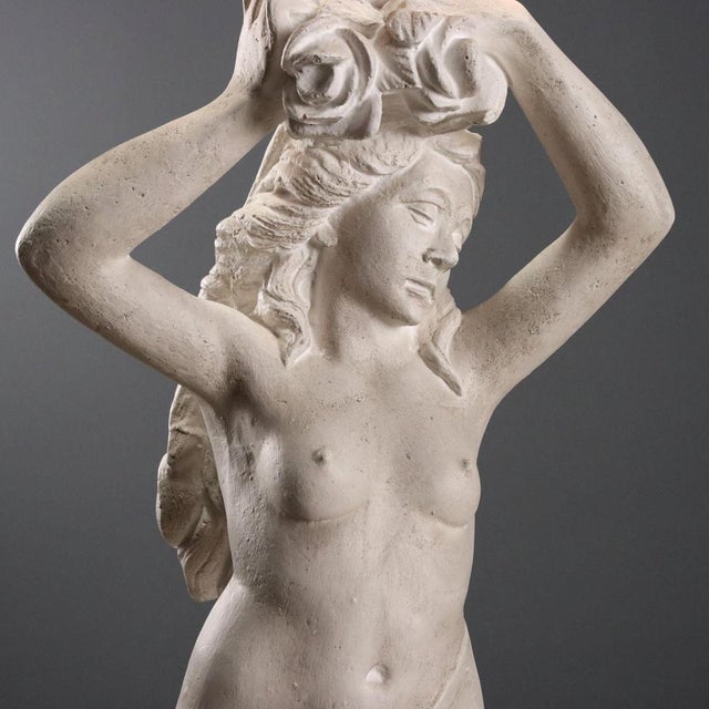 Nereid Floor Lamp with Shade For Sale - Image 3 of 10
