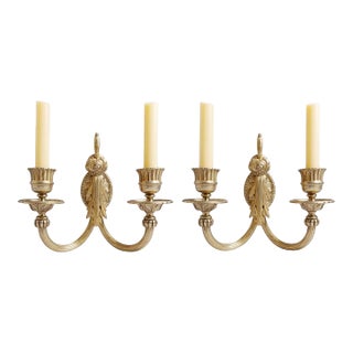 1900 Silver Plated Neoclassic Sconces by Edward F. Caldwell For Sale