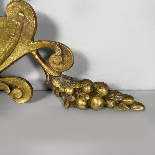 Art Deco Italian Venchi Brass Sign, 1940s For Sale - Image 11 of 13