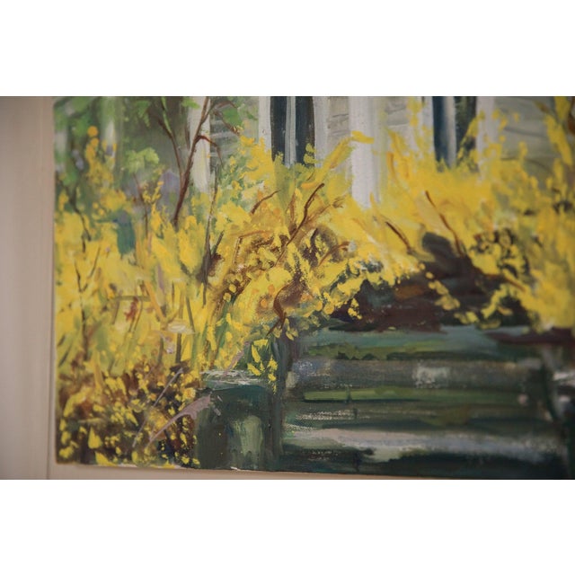 Oil on canvas painting by local Chappaqua, NY resident Grace B. Keogh, signed by the artist. Newly made artwork in...