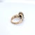 Late 20th Century 14k Yellow Gold Ring With Gia Certified Blue Oval Sapphire & Diamond Accents, Size 6.5 For Sale - Image 4 of 8