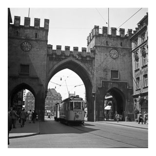 Tram Line No 24 to Rammersdorf at Karlstor, Munich Germany, 1937 For Sale