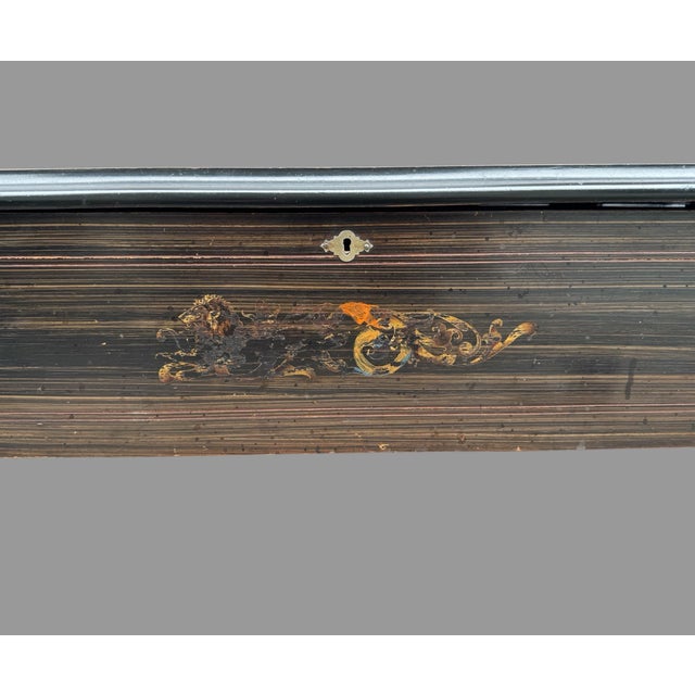 Antique Victorian Inlay Swiss 12 Tune 28" Cylinder Music Box For Sale - Image 11 of 12