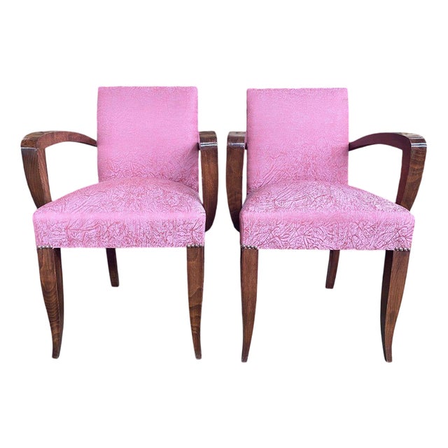 Set of Bridge Armchairs For Sale