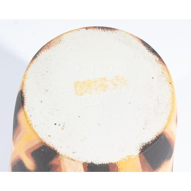 Ceramic 1988 Studio Pottery Vase by William Itter For Sale - Image 7 of 8