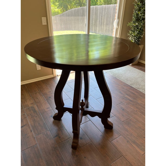 Fremarc Fremarc Designs Round Bistro Table For Sale - Image 4 of 4
