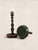 Wood Antique English Barley Twist Candlestick Holders Set, Circa 1910 For Sale - Image 7 of 14