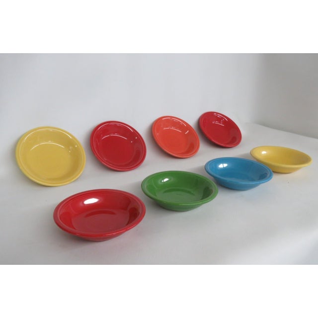 Fiesta Dinnerware Small Stacking Bowls Multicolor Set of 8 Serving Dishes 4851b For Sale - Image 4 of 13