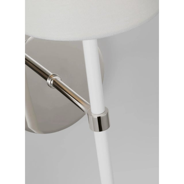 Kate Spade Kate Spade by Visual Comfort Studio Monroe Tail Sconce, Polished Nickel For Sale - Image 4 of 5