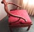20th Century George Yee Style Chinese Hong Kong Horseshoe Lacquered Wook Accent Chair With Red Cushion For Sale - Image 9 of 12