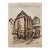 Henry Emil Salloch Original Watercolor on Paper St. Kilian's Chapel Werthem Germany. 1934. For Sale