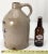 Antique Ottman Bros. New York Maker for Boston Blue "Script" Decorated Stoneware 1 Gallon Spirits Jug For Sale - Image 10 of 13