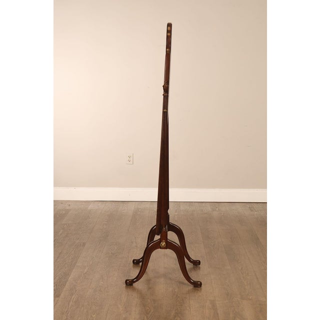 Ethan Allen Georgian Court Cherry Cheval Floor Mirror For Sale - Image 17 of 18