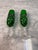 Vintage Fabergé Odessa Emerald Green Crystal Champagne Flutes - Pair For Sale In West Palm - Image 6 of 7