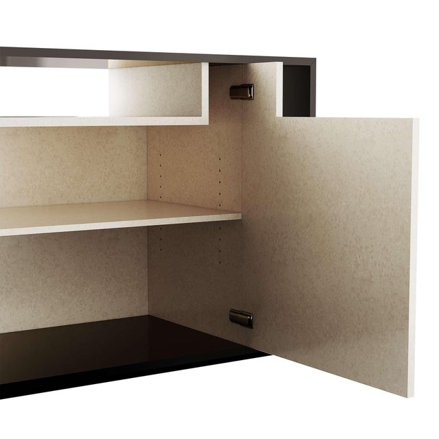 Nuria Sideboard in Black and White by Hommés Studio For Sale - Image 6 of 7