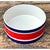 Mid-Century Modern Vintage Italian Striped Ceramic Salad Bowl and Utensils - 3 pcs For Sale - Image 3 of 12