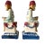 Hand Painted Majolica Chinoiserie Monkey Bookends - A Pair For Sale - Image 4 of 6