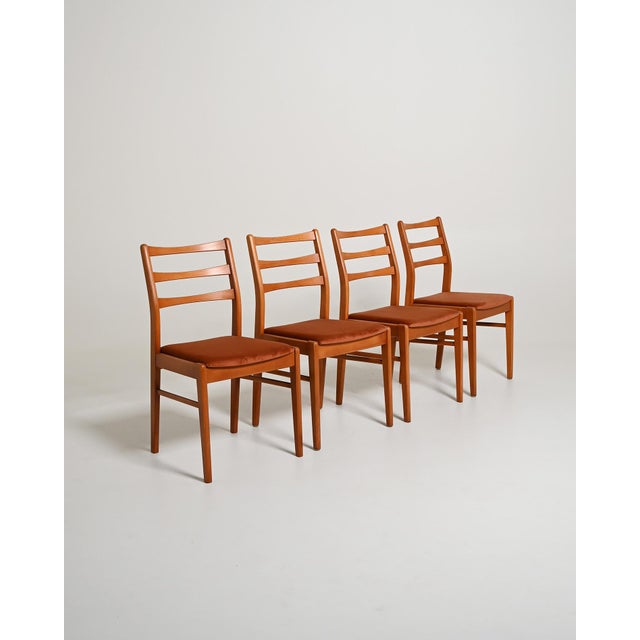 Scandinavian Teak Dining Chairs, 1960s, Set of 4 For Sale - Image 12 of 12