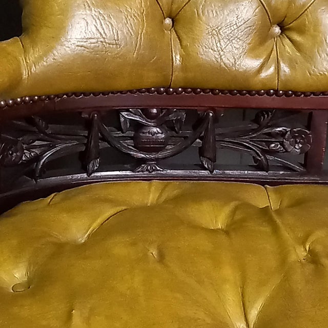 Victorian Chesterfield Reading Bench For Sale - Image 6 of 16