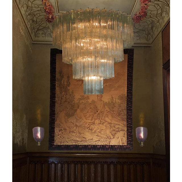 Italian Murano Glass Chandelier, 1980s, Set of 2 For Sale - Image 13 of 16