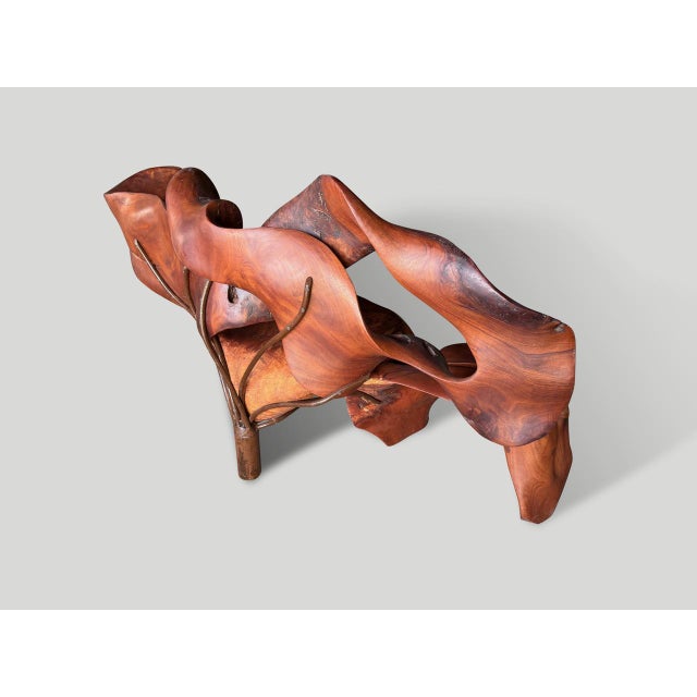 Andrianna Shamaris Impressive Sculptural Bench or Art Piece For Sale In New York - Image 6 of 6