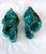 Teal Handcrafted Teal Enameled Door Handles by Gabbianelli, 1950s, Set of 2 For Sale - Image 8 of 18