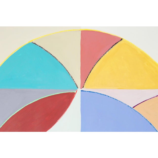 2026, Colorful Ball of Wool Modern Bauhaus Painting - Set of 3 For Sale - Image 9 of 11