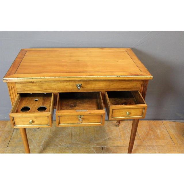 Men's Dressing Table in Cherry Wood For Sale - Image 10 of 13