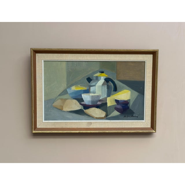 Bo Arne Irehall, Still Life, 1960s, Oil on Canvas, Framed For Sale - Image 10 of 18