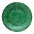 19th Century Green Majolica Leaves Plate Wedgwood For Sale