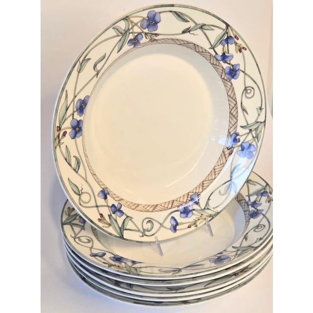 Dansk 1980s Floral Dansk Bowls- Set of Six For Sale - Image 4 of 12