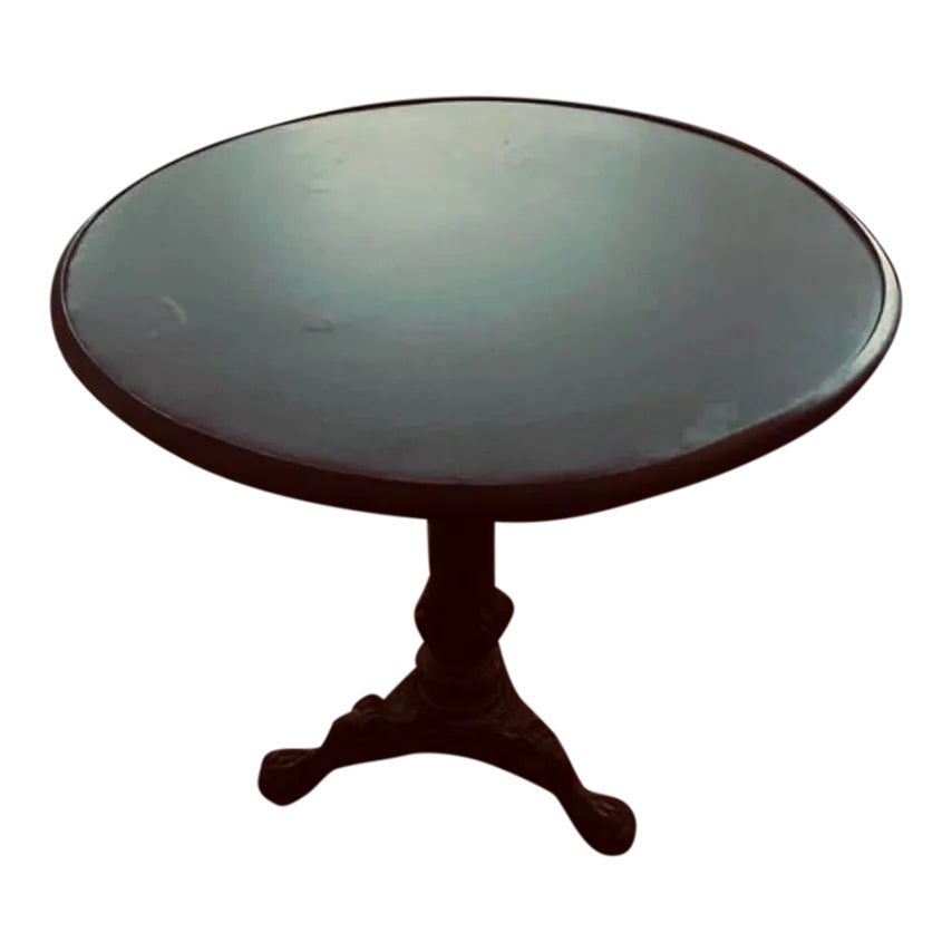 Restoration Hardware Cast Iron Bistro Table | Chairish